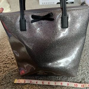 sparkly kate spade purse